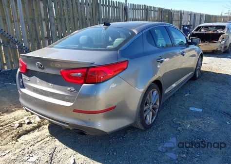 2014 Kia Optima Sxl Turbo z USA, uszkodzony, nr VIN 5XXGR4A63EG280808